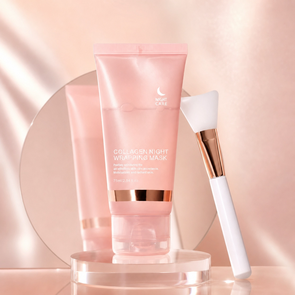 Mascarilla facial nocturna de colágeno (Efecto reafirmante intensivo)