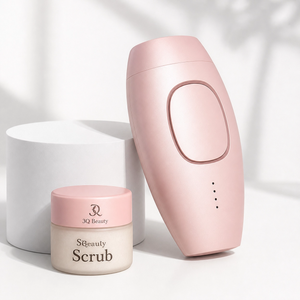 Pack Belleza Piel Suave: Depiladora Láser IPL + Exfoliante Corporal 3Q Beauty (350ml)