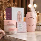 Pack Belleza Piel Suave: Depiladora Láser IPL + Exfoliante Corporal 3Q Beauty (350ml)