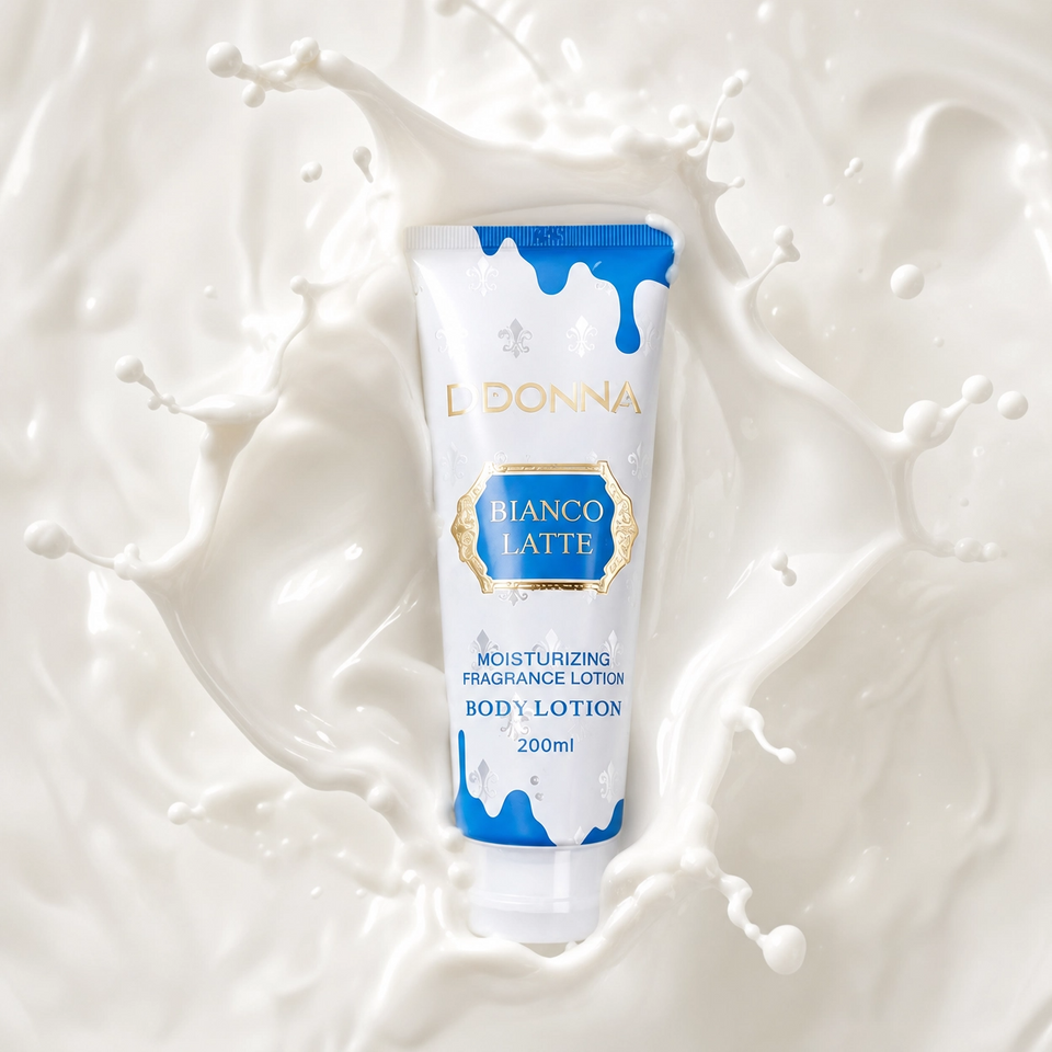 Loción corporal D'Donna Bianco Latte (200ml - Hidratación Intensa)