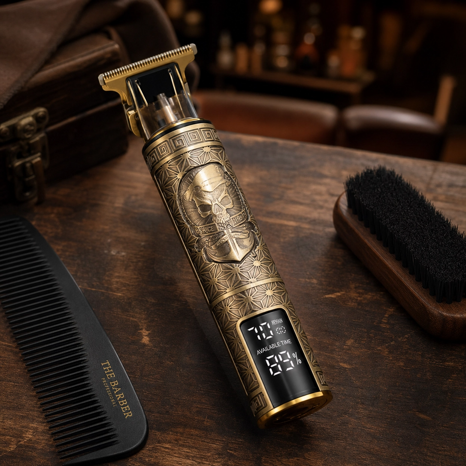 Maquinilla de afeitar y cortar pelo profesional 1200mAh