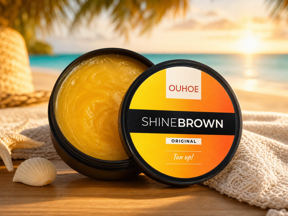 Kit bronceador intensivo Ouhoe - Shine Brown (Efecto dorado rápido)