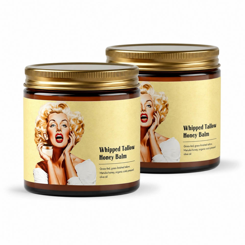 Pack de 2 unidades de bálsamo batido de sebo de vaca y miel de Manuka