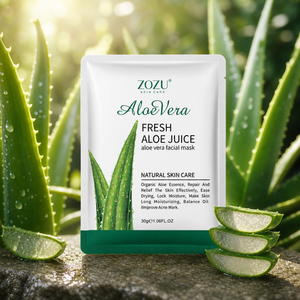 Mascarilla facial hidratante de Aloe Vera (ZOZU)